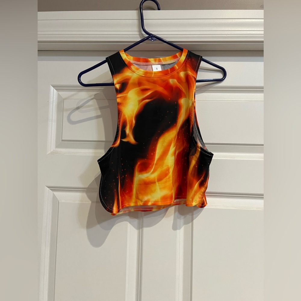Tank top- flames